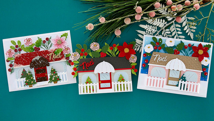 October 2023 Large Die of the Month Preview & Tutorials – Christmas Boutique