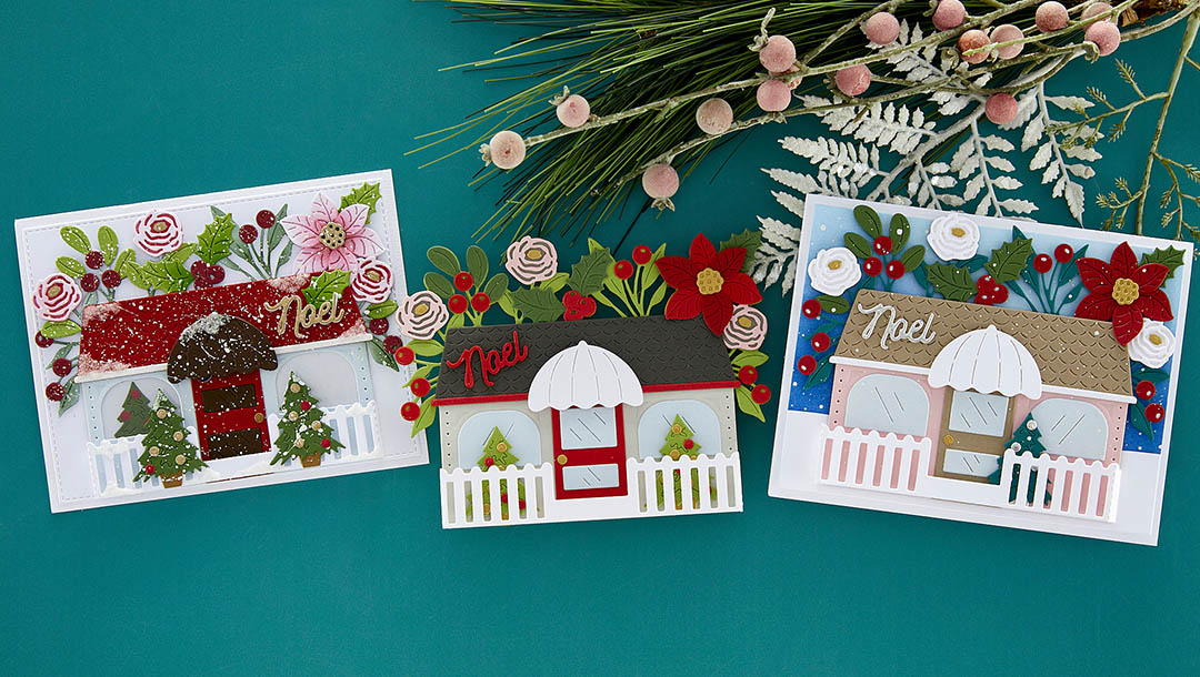 October 2023 Large Die of the Month Preview & Tutorials – Christmas Boutique
