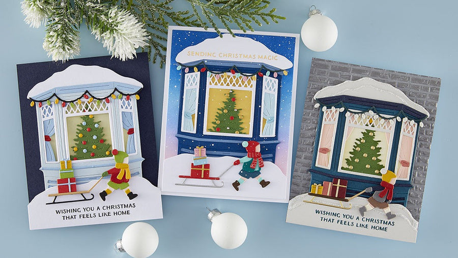 October 2025 Large Die of the Month Preview & Tutorials – Window Wonderland