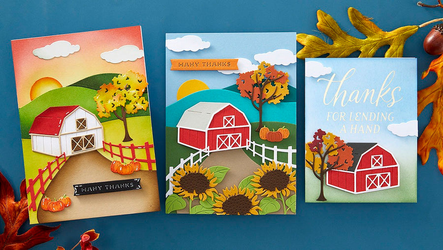 September 2024 Large Die of the Month Preview & Tutorials – Picture Perfect Autumn