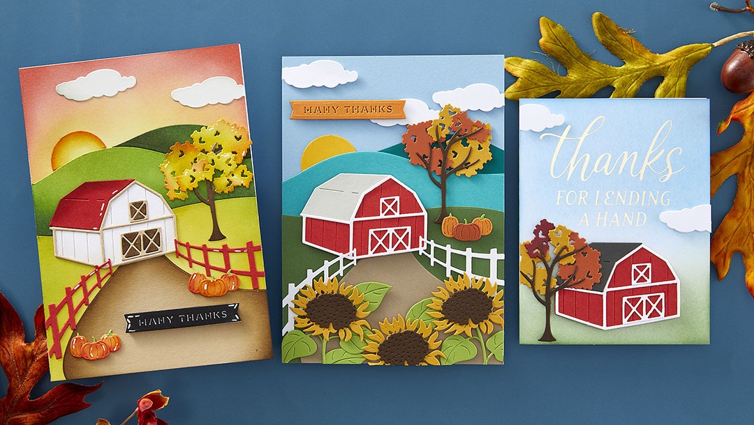 September 2024 Large Die of the Month Preview & Tutorials – Picture Perfect Autumn
