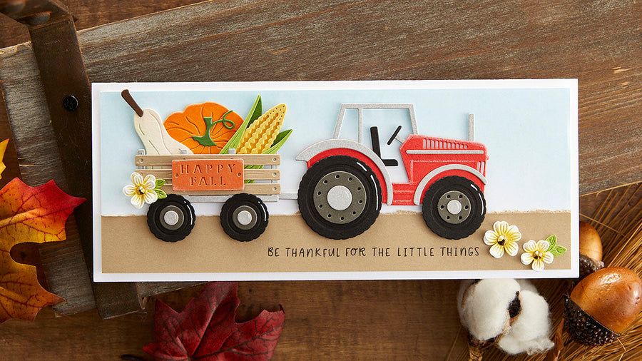 September 2022 Large Die of the Month Preview & Tutorials – Thankful Tractor
