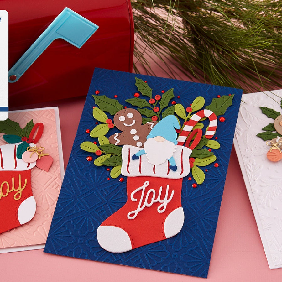 July 2023 Large Die of the Month Preview & Tutorials – Stocking Full of Joy