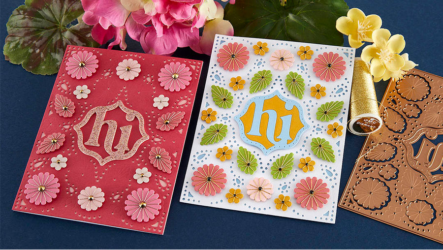 August 2023 Stitching Die of the Month Preview & Tutorials – Stitched Floral Cardfront