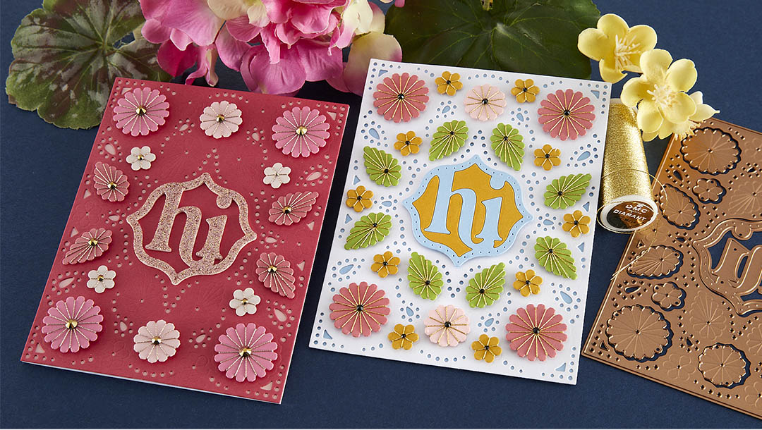 August 2023 Stitching Die of the Month Preview & Tutorials – Stitched Floral Cardfront
