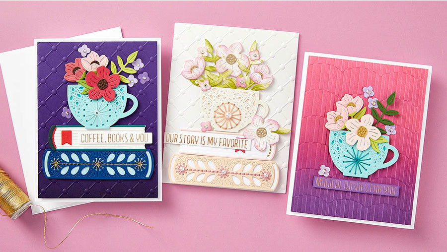 March 2024 Stitching Die of the Month Preview & Tutorials – Stitched Read & Sip