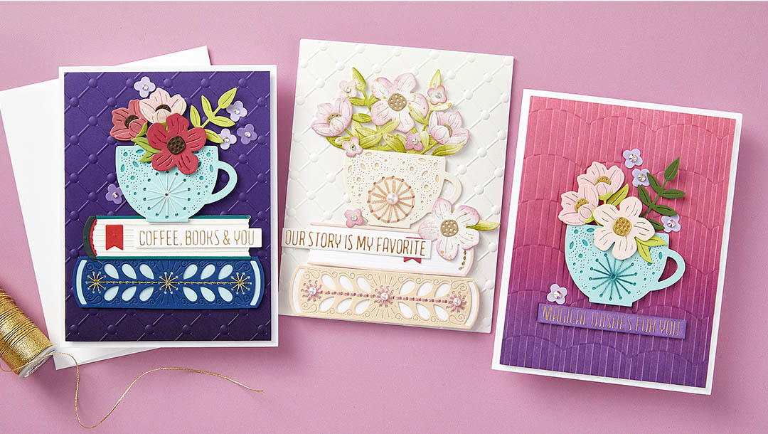 March 2024 Stitching Die of the Month Preview & Tutorials – Stitched Read & Sip