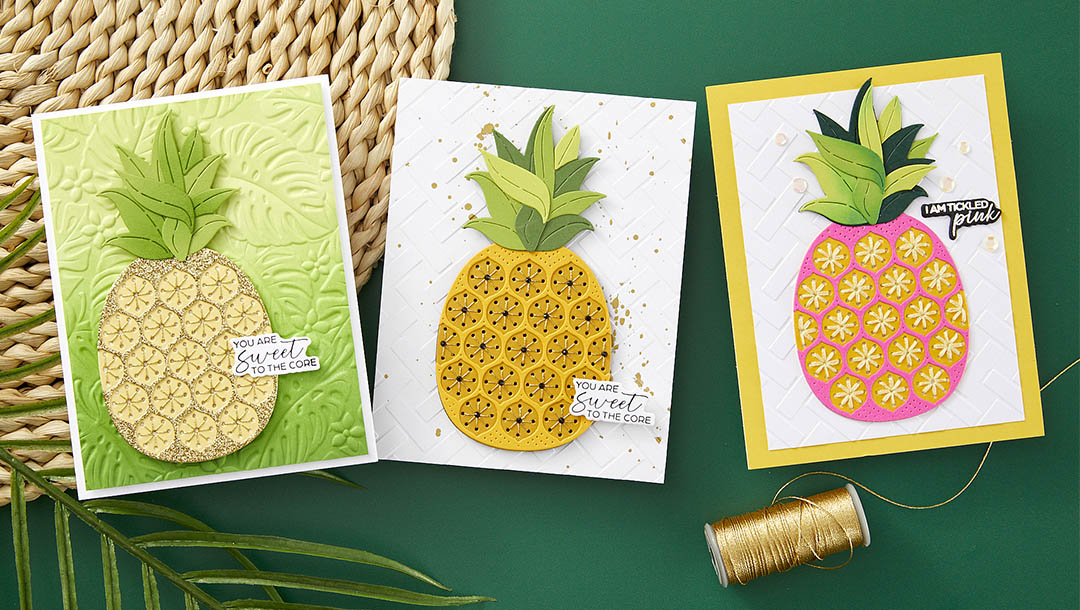 May 2024 Stitching Die of the Month Preview & Tutorials – Stitched Pineapple