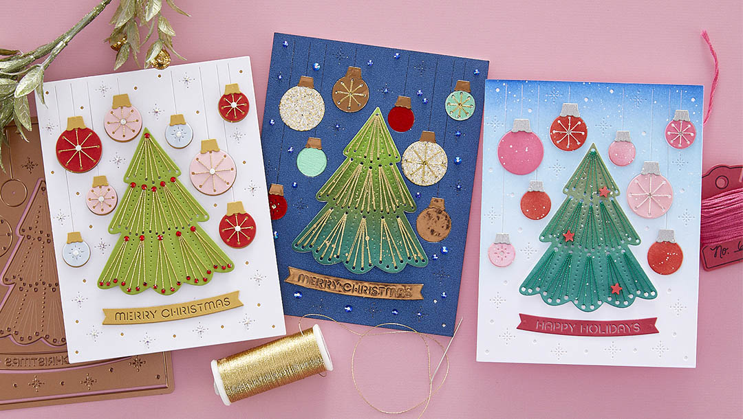 October 2023 Stitching Die of the Month Preview & Tutorials – I'll Be Home For Christmas