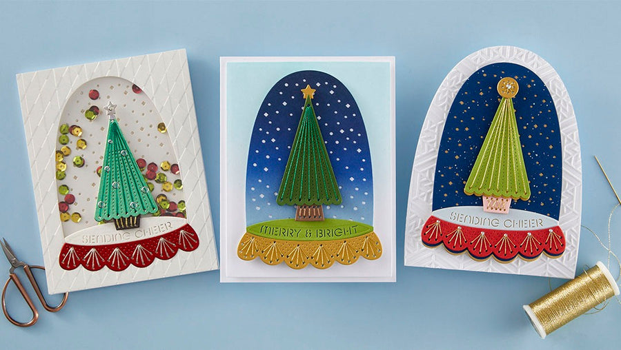 October 2024 Stitching Die of the Month Preview & Tutorials – Merry & Bright Cloche