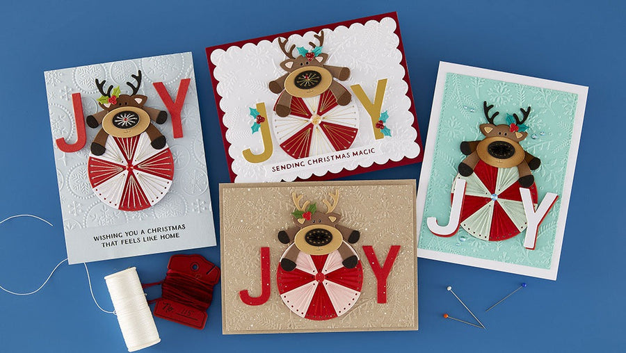 October 2025 Stitching Die of the Month Preview & Tutorials – Peppermint Prancer
