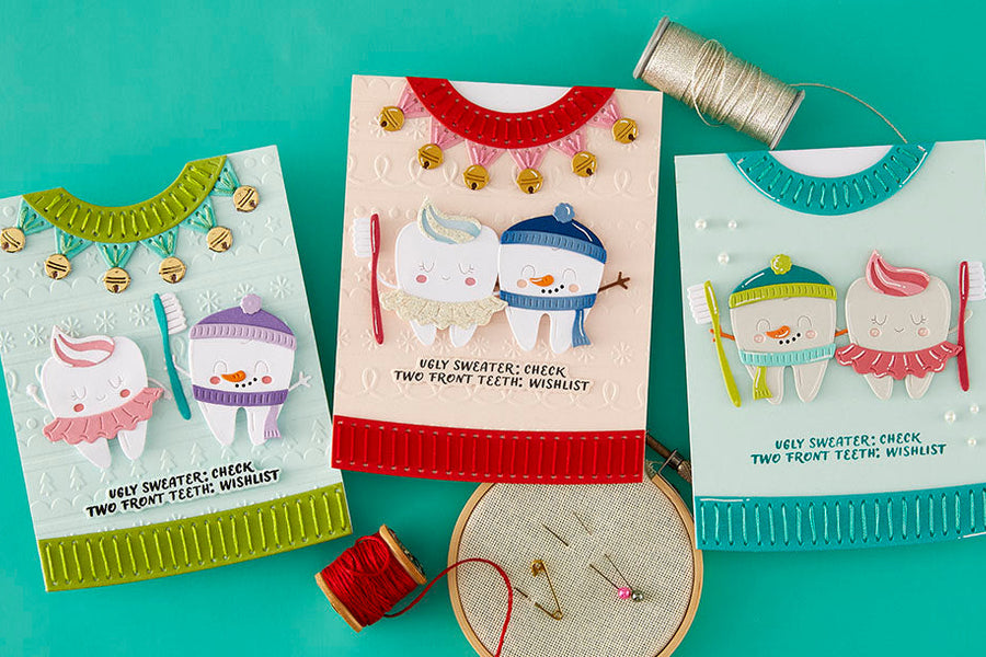 October 2026 Stitching Die of the Month Preview & Tutorials – All I Want Ugly Sweater