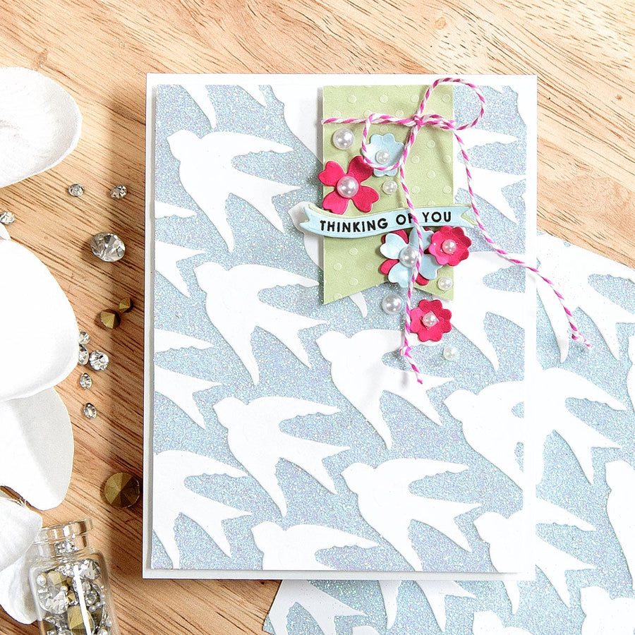 Quick Technique | Thinking of You Card with Swallow And Heart Die