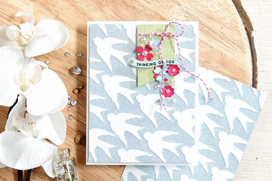 Quick Technique | Thinking of You Card with Swallow And Heart Die
