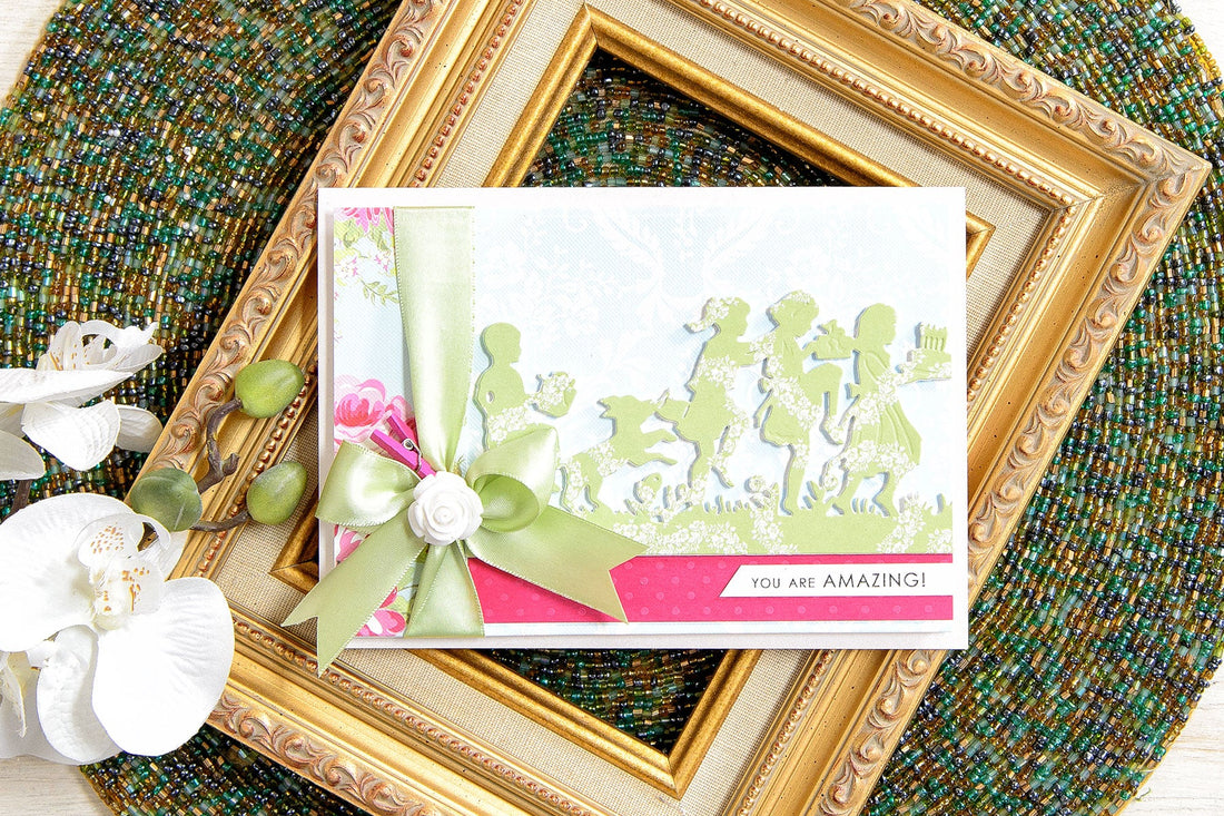 Quick Technique | You Are Amazing Card with Party Kids Die