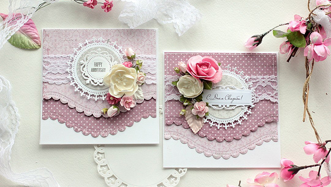 Layered Curved Borders with Your Cards