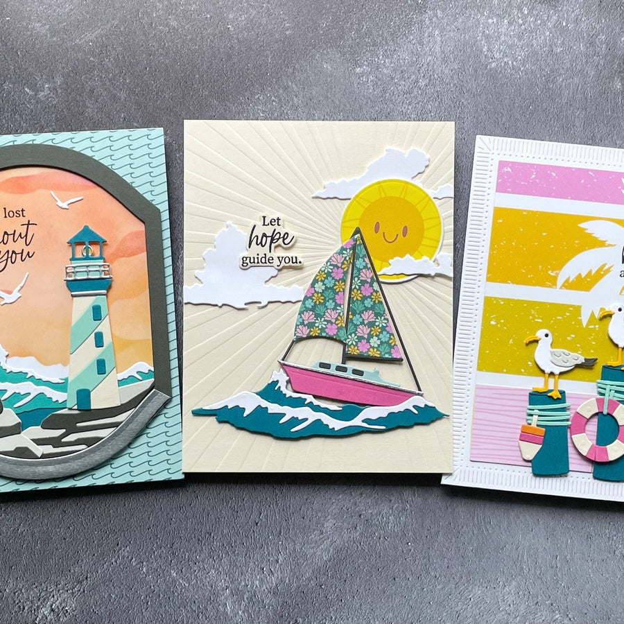Incorporating Patterned Paper Into The Fair Winds Collection With Emily Leiphart