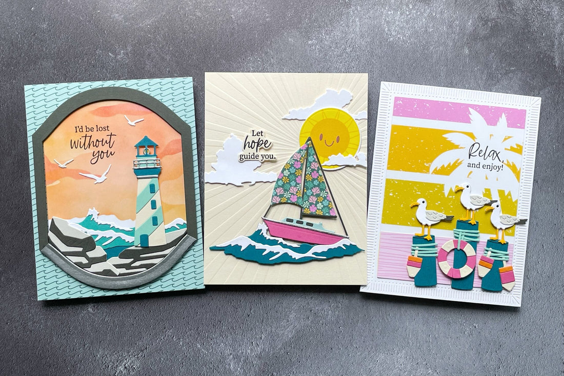Incorporating Patterned Paper Into The Fair Winds Collection With Emily Leiphart