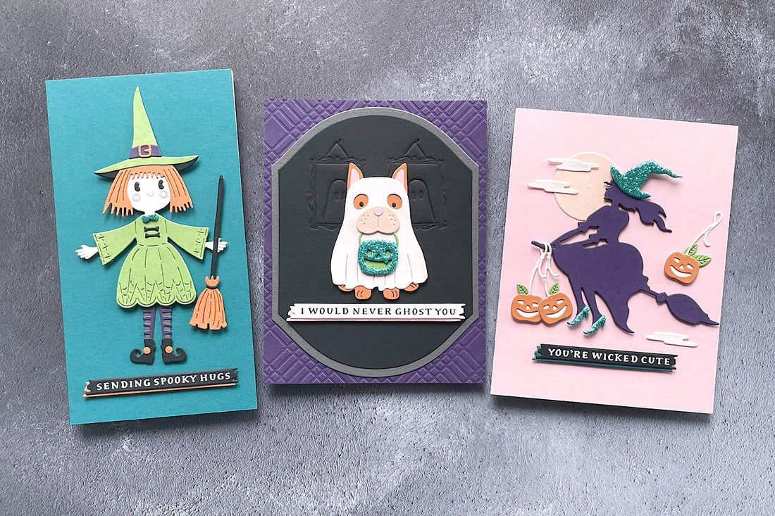Spooky Cute Cards Featuring the Happy Haunting Collection