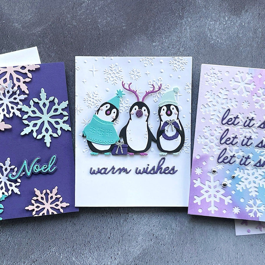 Snowy Fun Cards Featuring the Let It Snow Collection