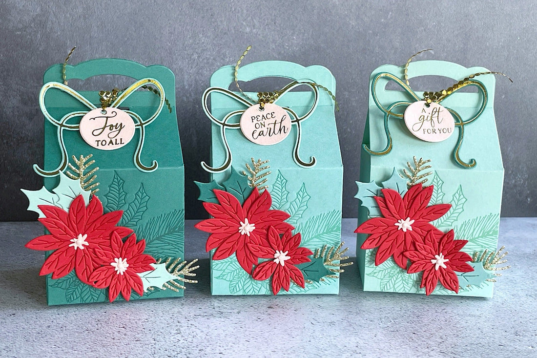Holiday Gift Boxes Featuring the Sealed 3d Christmas Collection