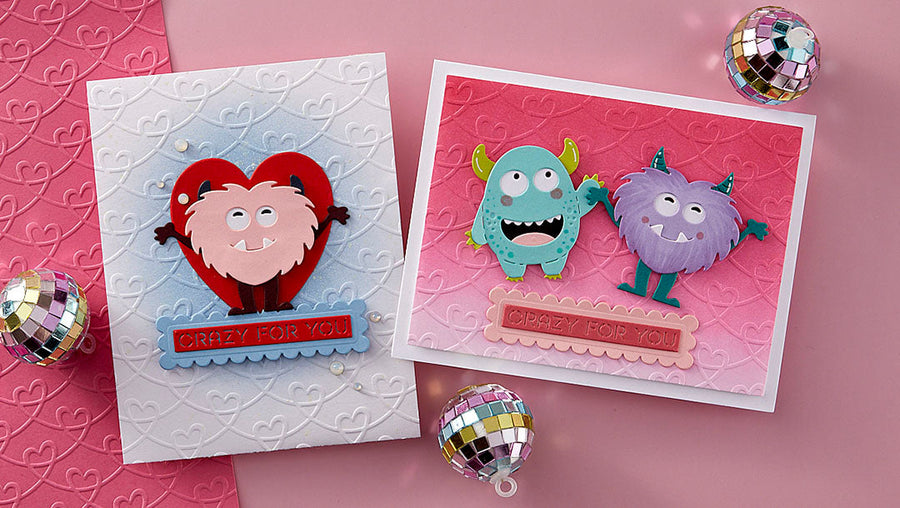 December 2024 Embossing Folder of the Month Preview & Tutorials – Heart Swag