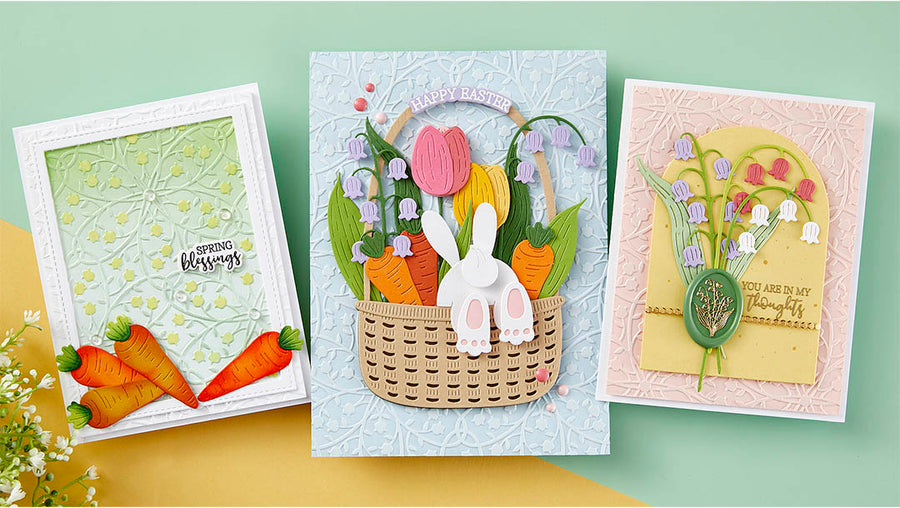 February 2024 Embossing Folder of the Month Preview & Tutorials – Swirling Blooms