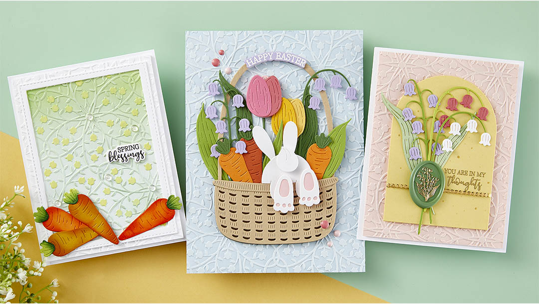 February 2024 Embossing Folder of the Month Preview & Tutorials – Swirling Blooms