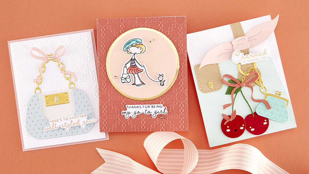 November 2025 Embossing Folder of the Month Preview & Tutorials – Luxe Lattice