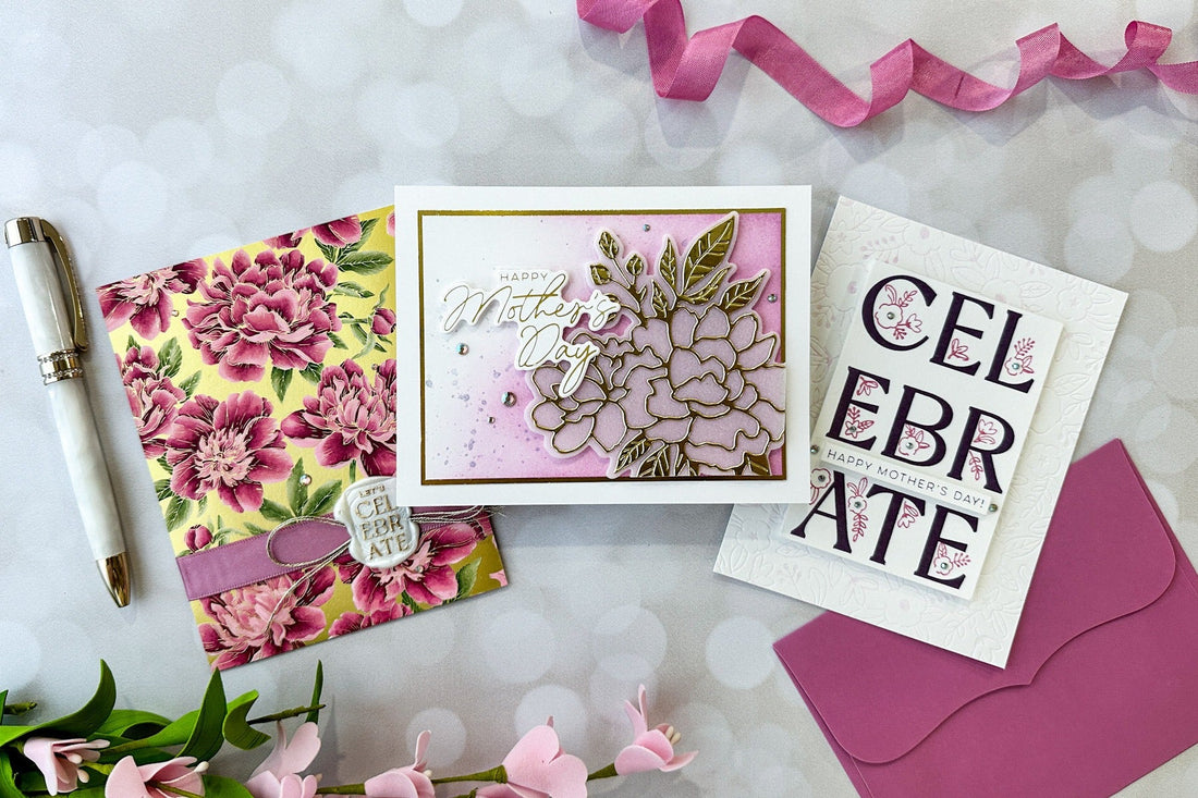 New Let’s Celebrate Collection: Mother’s Day with Mauve and Gold
