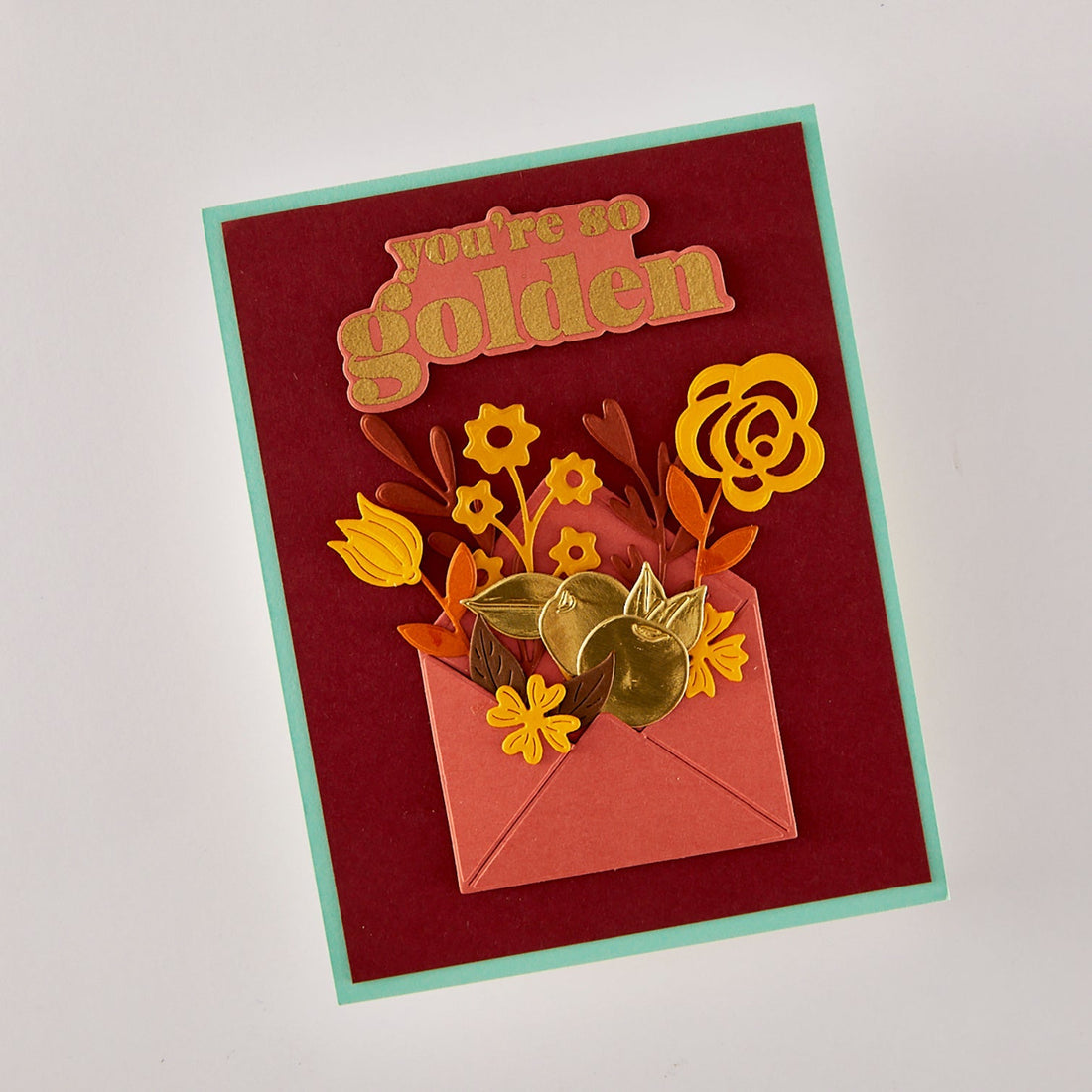 Floral Envelope Fall Card