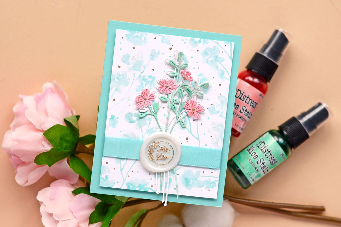 Exploring Distress Stain Mica Sprays
