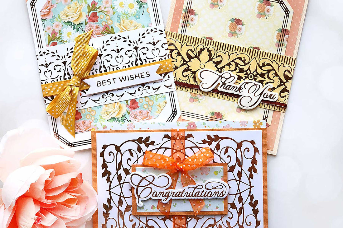 The Gilded Age Collection Inspiration | Foiled Greeting Cards with Brenda