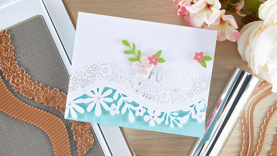 April 2021 Glimmer Hot Foil Kit of the Month is Here – Curved Glimmer Border & Sentiments