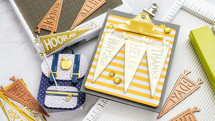 August 2019 Glimmer Hot Foil Kit of the Month is Here – All Occasion Pennants