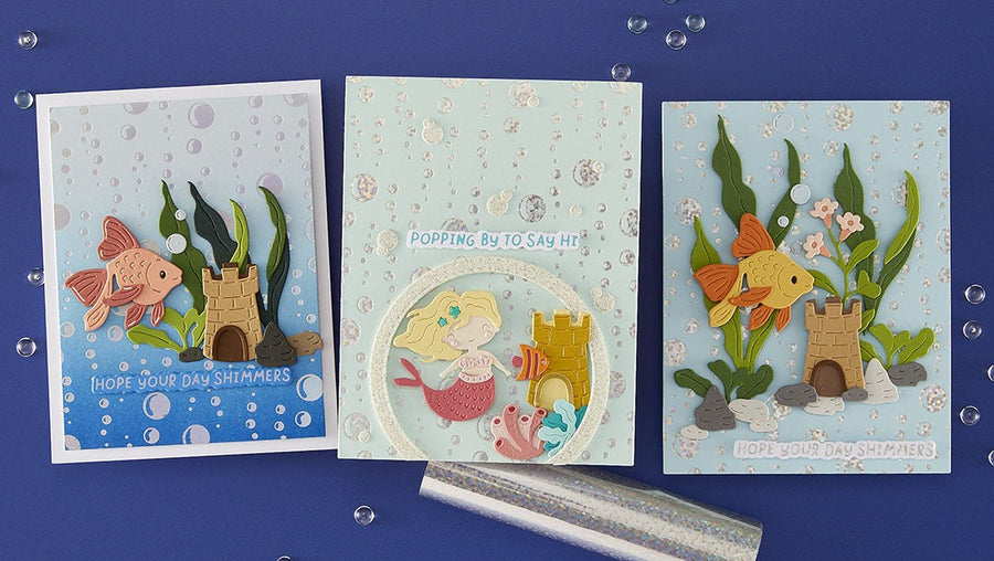 August 2025 Glimmer Hot Foil Kit of the Month Preview & Tutorials – Beneath the Bubbles