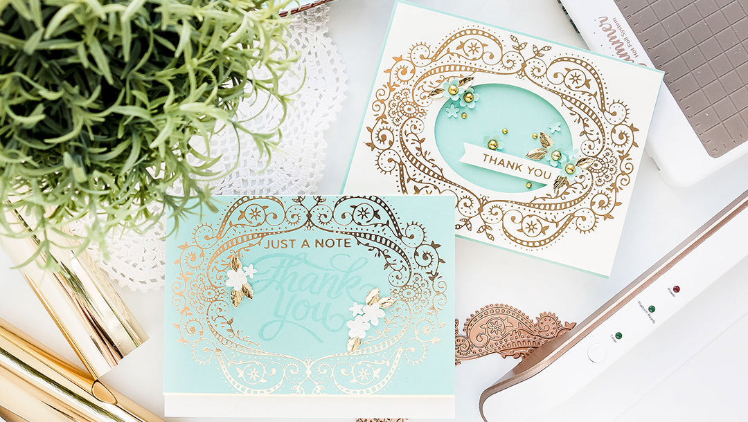 May 2019 Glimmer Hot Foil Kit of the Month is Here – Filigree Frame