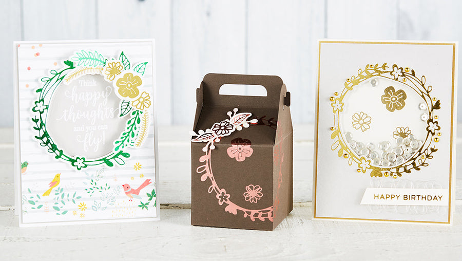 March 2019 Glimmer Hot Foil Kit of the Month is Here – Wreath