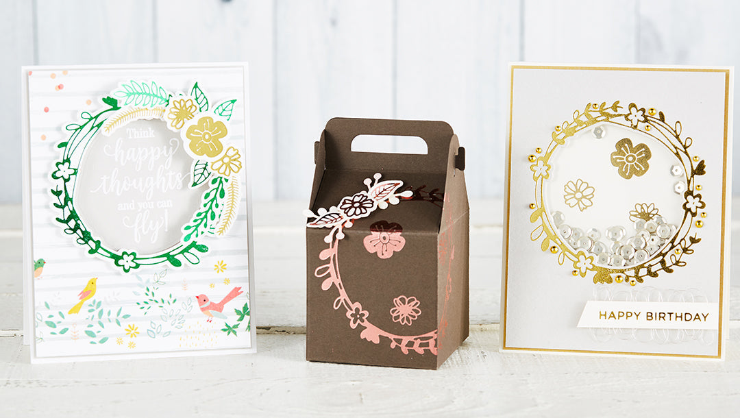 March 2019 Glimmer Hot Foil Kit of the Month is Here – Wreath