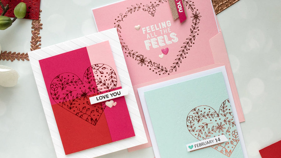 January 2019 Glimmer Hot Foil Kit of the Month is Here – My Love Grows