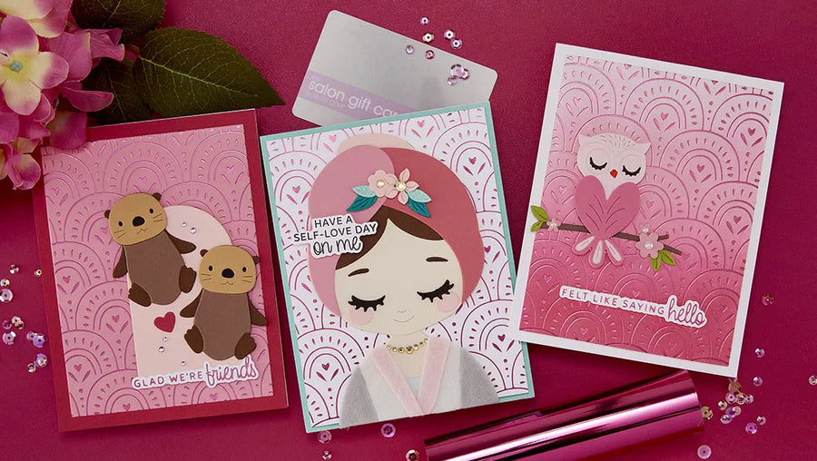December 2025 Glimmer Hot Foil Kit of the Month Preview & Tutorials – Soft Hearted