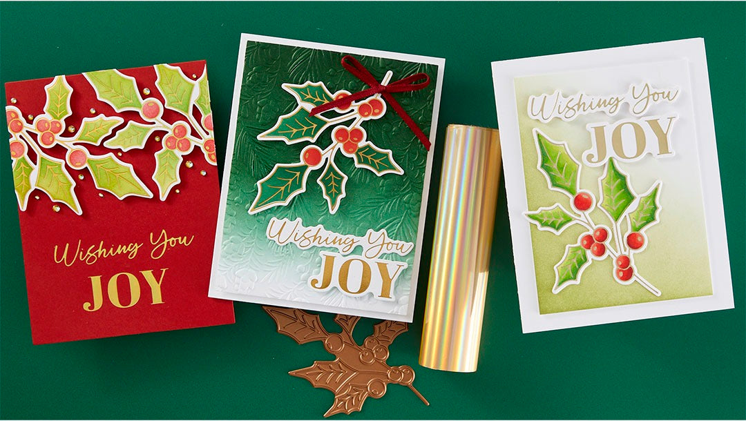 July 2024 Glimmer Hot Foil Kit of the Month Preview & Tutorials – Joyful Holly
