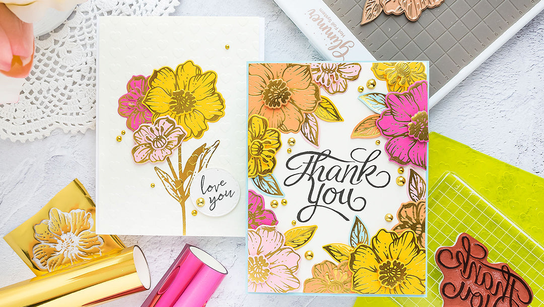 June 2019 Glimmer Hot Foil Kit of the Month is Here – Radiant Flowers
