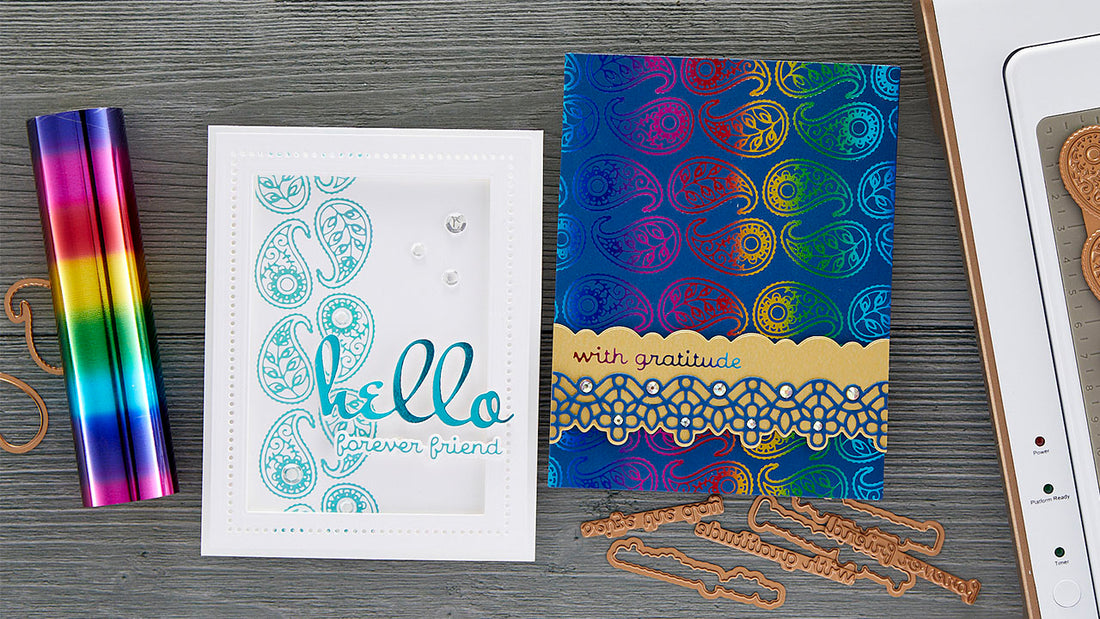June 2022 Glimmer Hot Foil Kit of the Month Preview & Tutorials – Paisley Glimmer