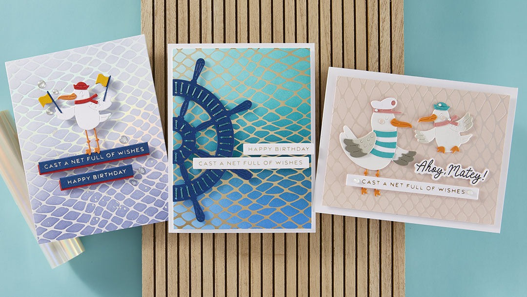 June 2025 Glimmer Hot Foil Kit of the Month Preview &amp; Tutorials – Cast Away