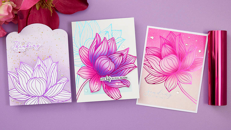 May 2024 Glimmer Hot Foil Kit of the Month Preview & Tutorials – Tropical Bloom