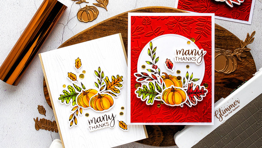 October 2019 Glimmer Hot Foil Kit of the Month is Here – Sunset Harvest