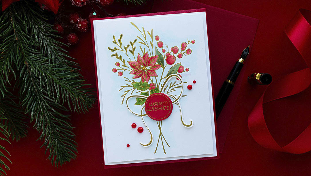 October 2023 Glimmer Hot Foil Kit of the Month Preview & Tutorials – Bouquet Full of Joy