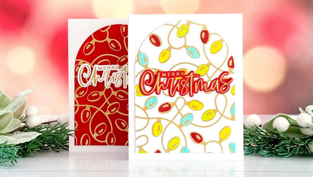 October 2024 Glimmer Hot Foil Kit of the Month Preview & Tutorials – Festive Lights