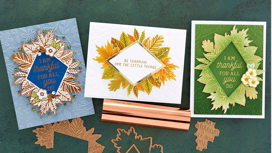 September 2022 Glimmer Hot Foil Kit of the Month Preview & Tutorials – Thankful For You